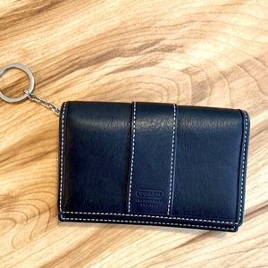 Coach Black Leather Wallet